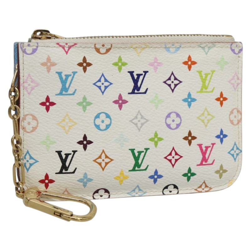 【日本直送】路易威登 (LOUISVUITTON) 多色 Pochette Cles NM 零錢包 白色 M93734 LV 授權 139203V-0