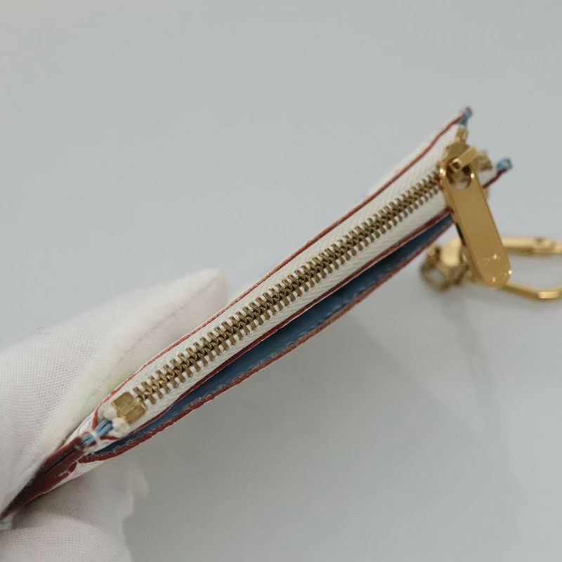 【日本直送】路易威登 (LOUISVUITTON) 多色 Pochette Cles NM 零錢包 白色 M93734 LV 授權 139203V-5