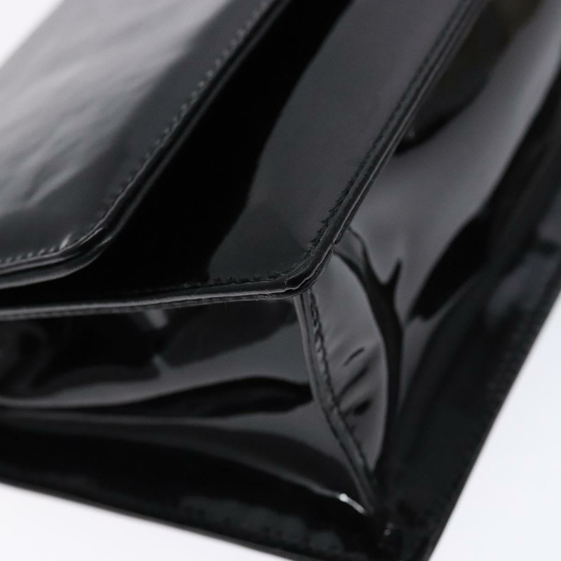 【日本直送】Salvatore Ferragamo 鏈 Gancini 單肩包 琺瑯 黑銀 正品 138867-13