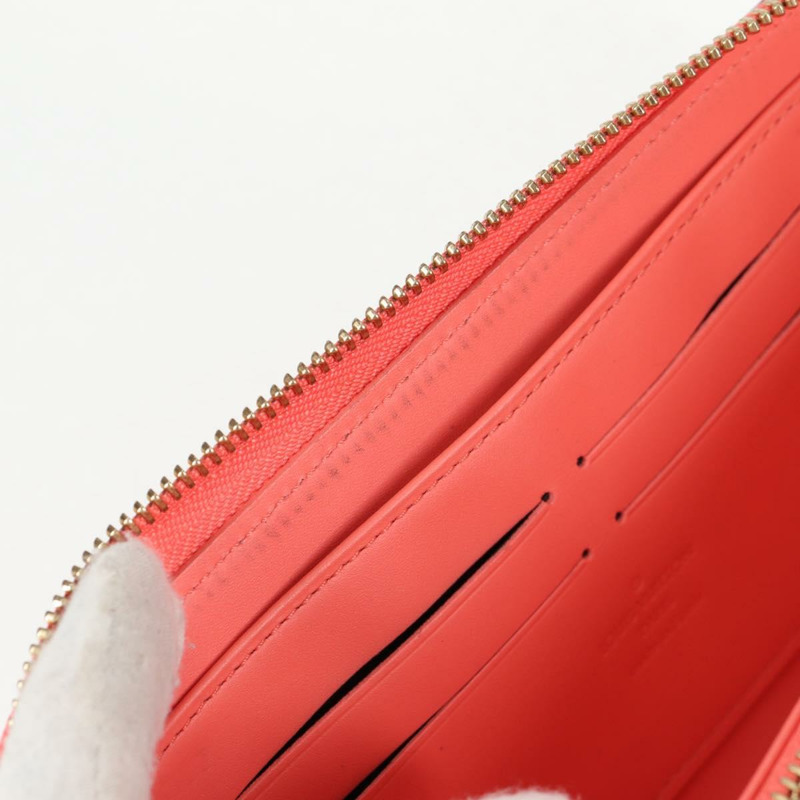 【日本直送】LOUIS VUITTON Sweet Monogram Zippy 皮夾長版皮夾橘色 M90124 正品 138929V-7