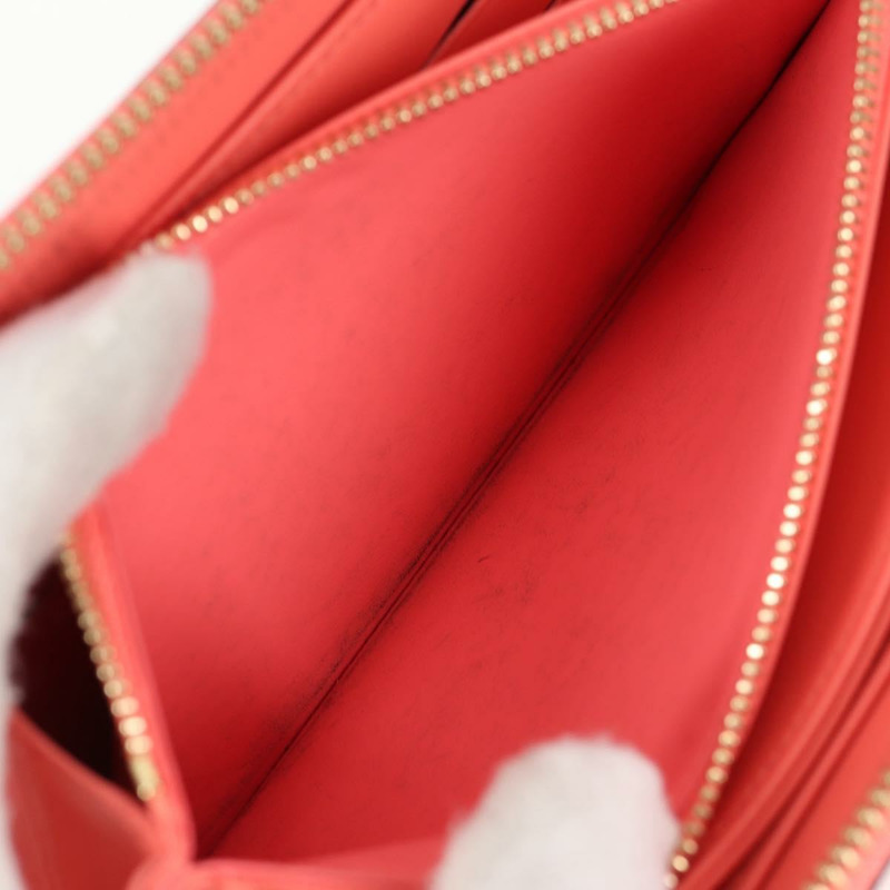 【日本直送】LOUIS VUITTON Sweet Monogram Zippy 皮夾長版皮夾橘色 M90124 正品 138929V-9
