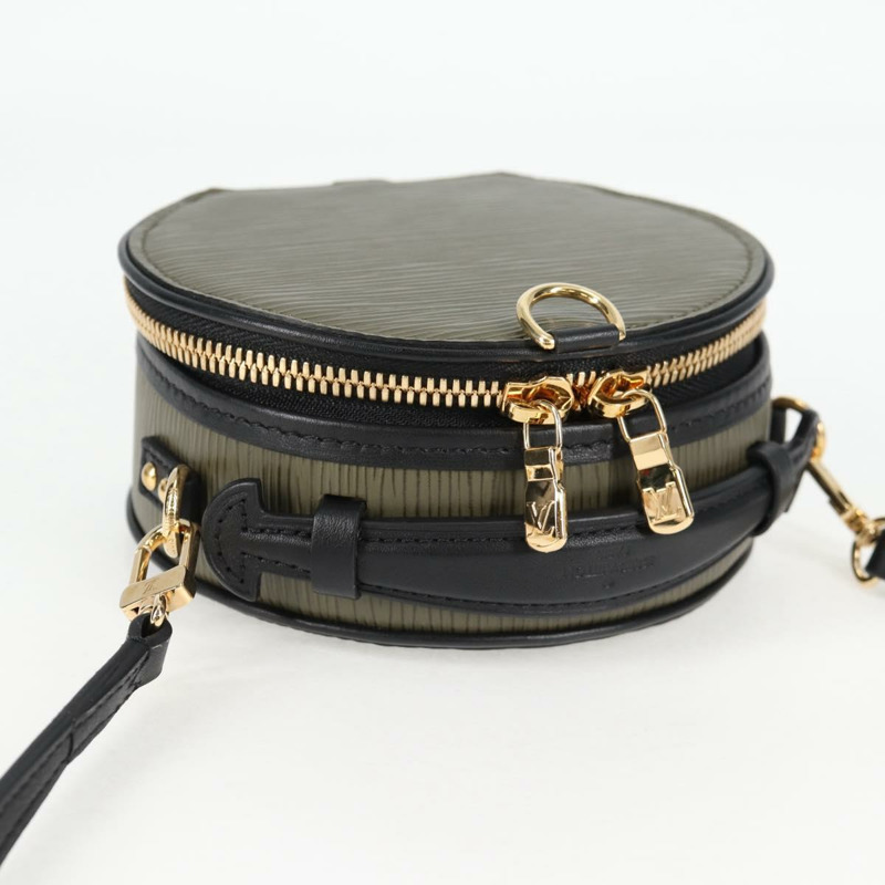 【日本直送】路易威登 Epi 迷你 Boite Chapeau 單肩包 卡其色 R96001 LV 正品 138954A-5