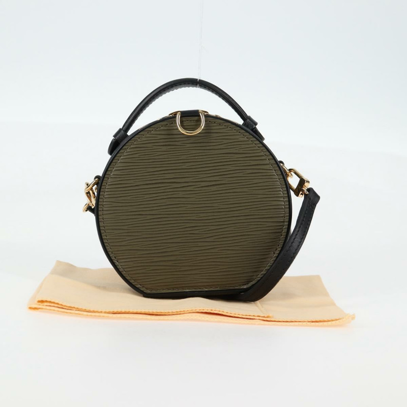 【日本直送】路易威登 Epi 迷你 Boite Chapeau 單肩包 卡其色 R96001 LV 正品 138954A-11