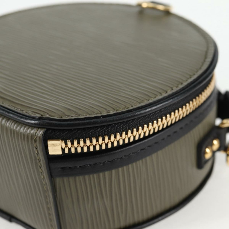 【日本直送】路易威登 Epi 迷你 Boite Chapeau 單肩包 卡其色 R96001 LV 正品 138954A-14