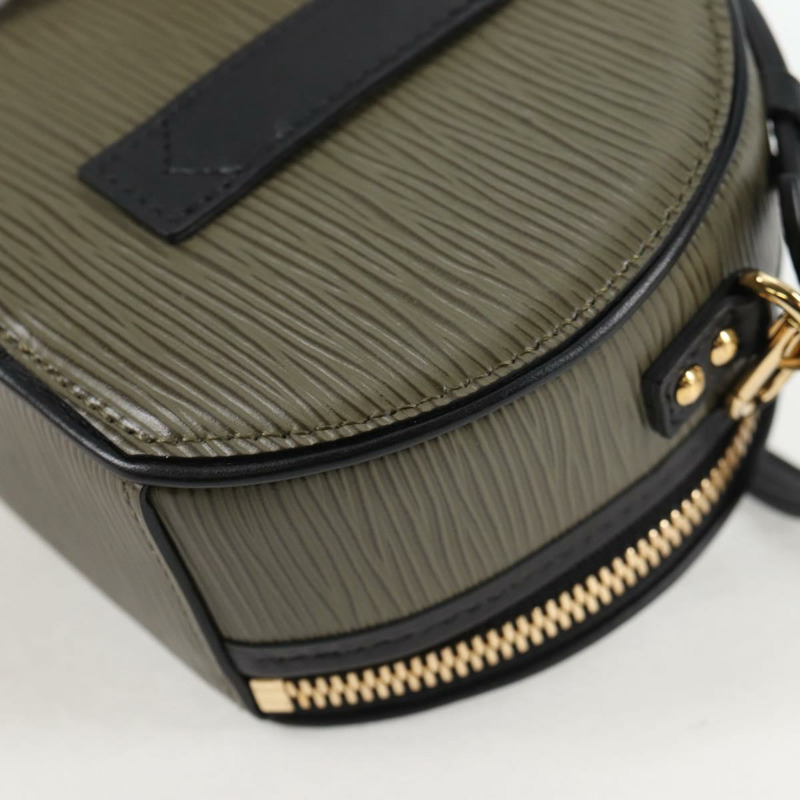 【日本直送】路易威登 Epi 迷你 Boite Chapeau 單肩包 卡其色 R96001 LV 正品 138954A-16