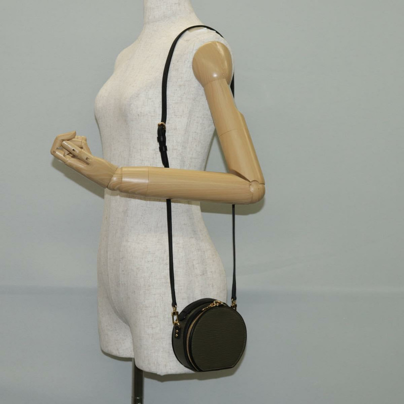 【日本直送】路易威登 Epi 迷你 Boite Chapeau 單肩包 卡其色 R96001 LV 正品 138954A-23