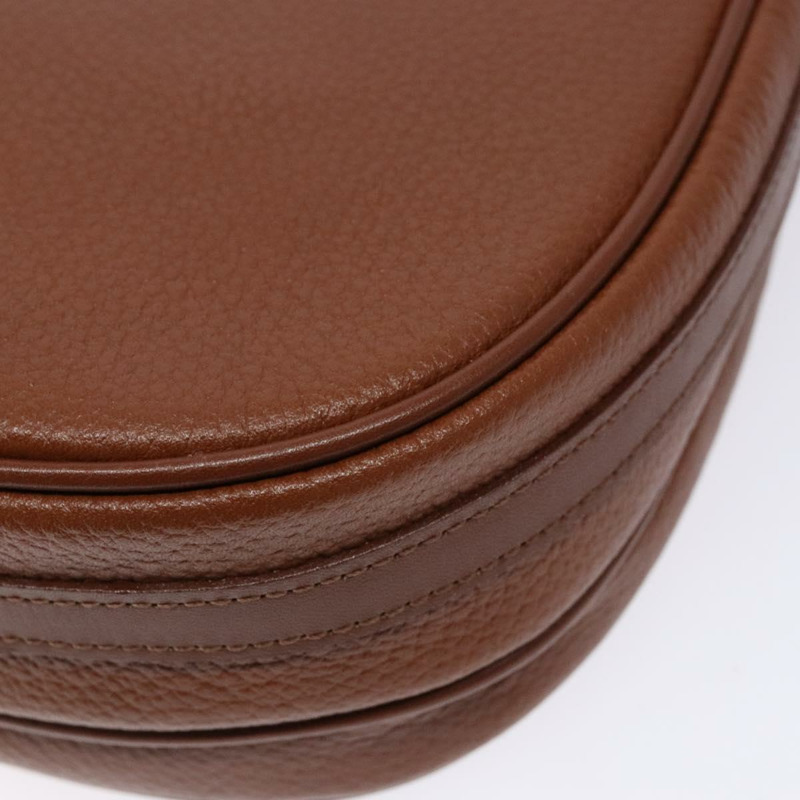 【日本直送】Burberry 棕色金色皮革肩背包 正品 ep10157-14