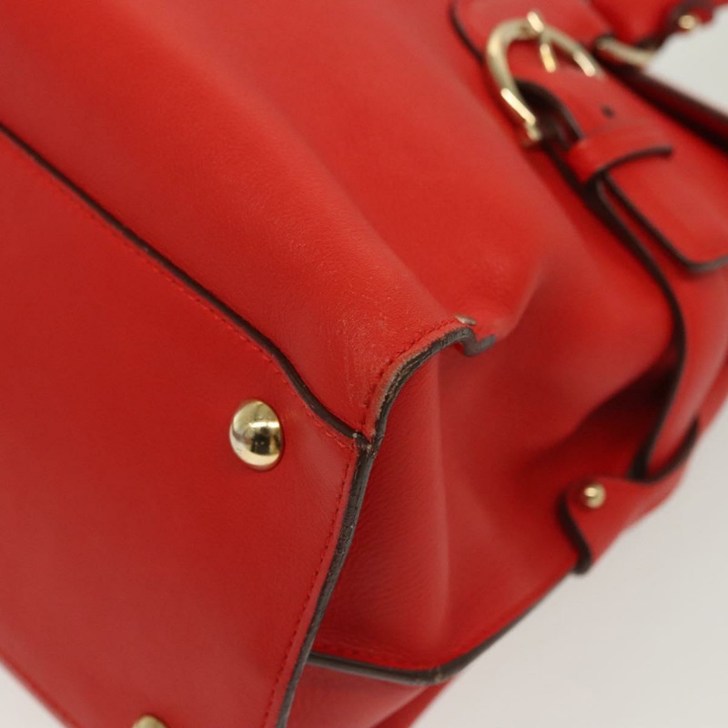 【日本直送】Salvatore Ferragamo Gancini 手提包 皮革 紅金 正品 138030-13