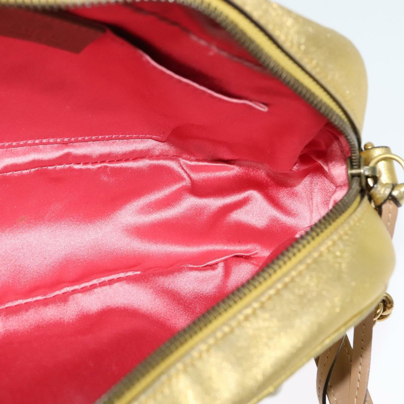 【日本直送】GUCCI GG Marmont 小號相機包鏈條包皮革金色 447632 正品 138001-16