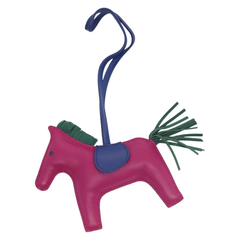 【日本直送】愛馬仕 Rodeo Charm 中型皮革紫色正品 138880M-0