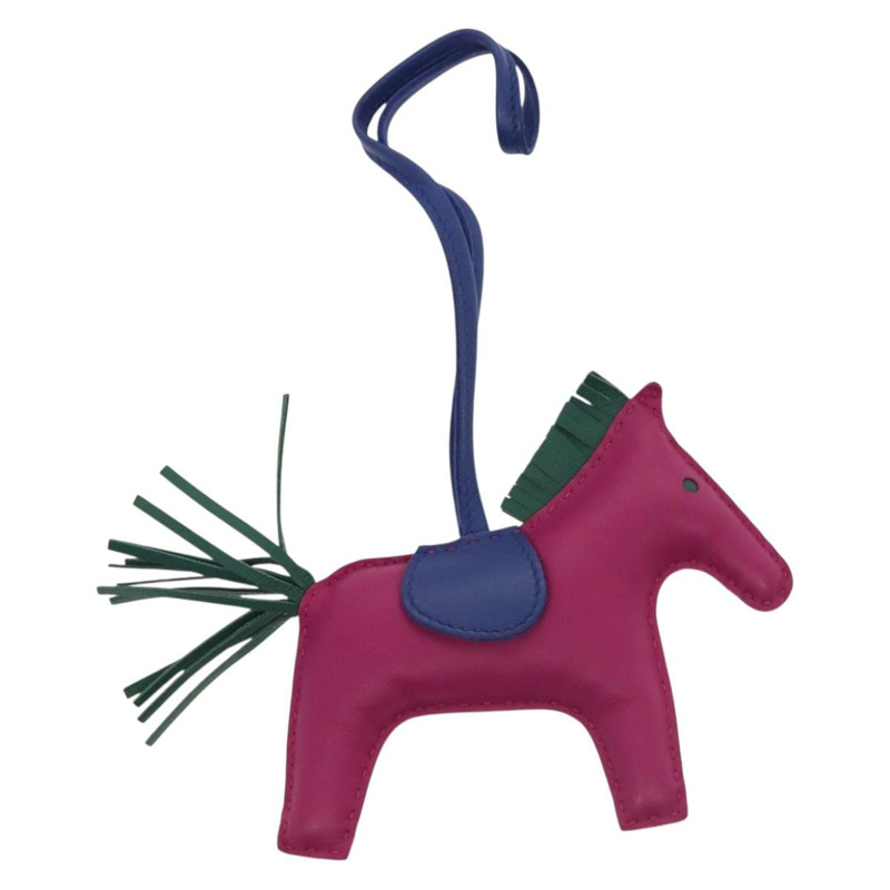 【日本直送】愛馬仕 Rodeo Charm 中型皮革紫色正品 138880M-2