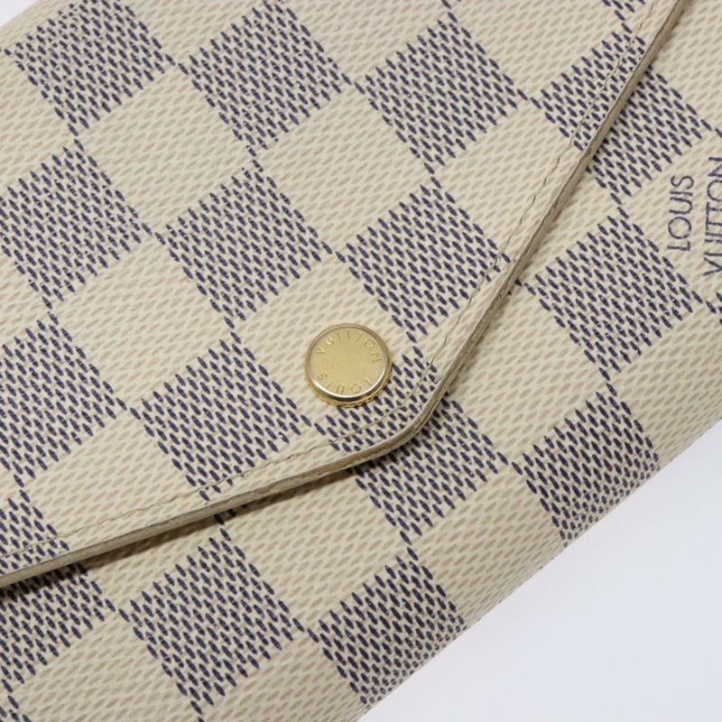【日本直送】路易威登 Damier Azur Portefeuille Sarah 長皮夾 N63208 LV 正品 138932-16