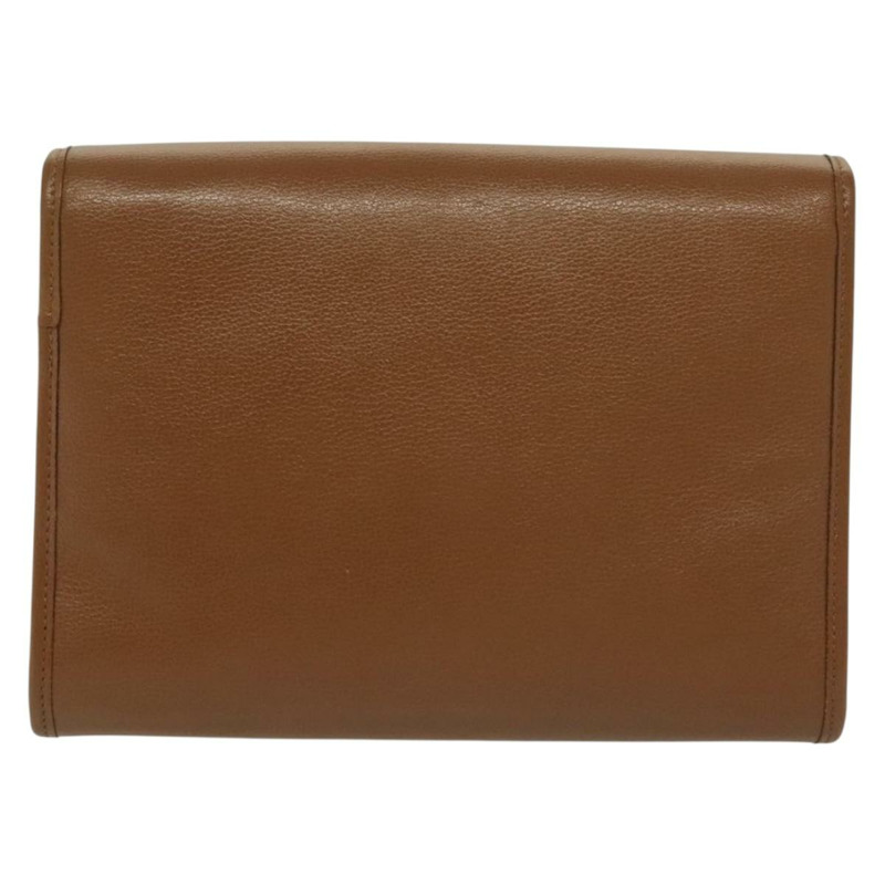 【日本直送】Christian Dior 鏈條肩背包 皮革 棕色 金色 正品 137909-2