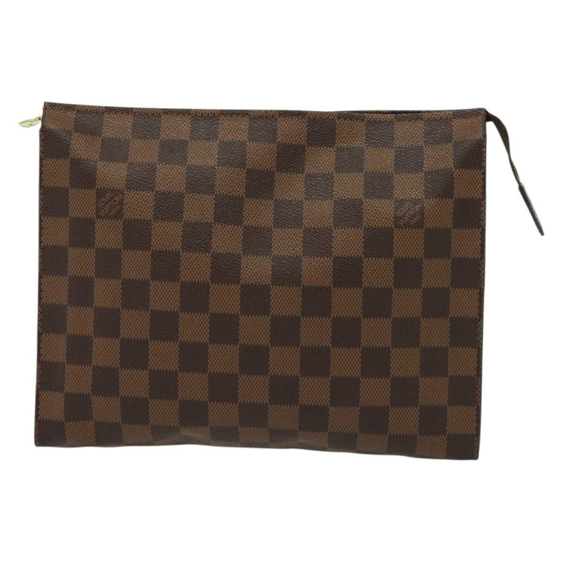 【日本直送】路易威登 Damier Ebene Poche 廁所 26 袋 N47543 LV 正品 137917-12