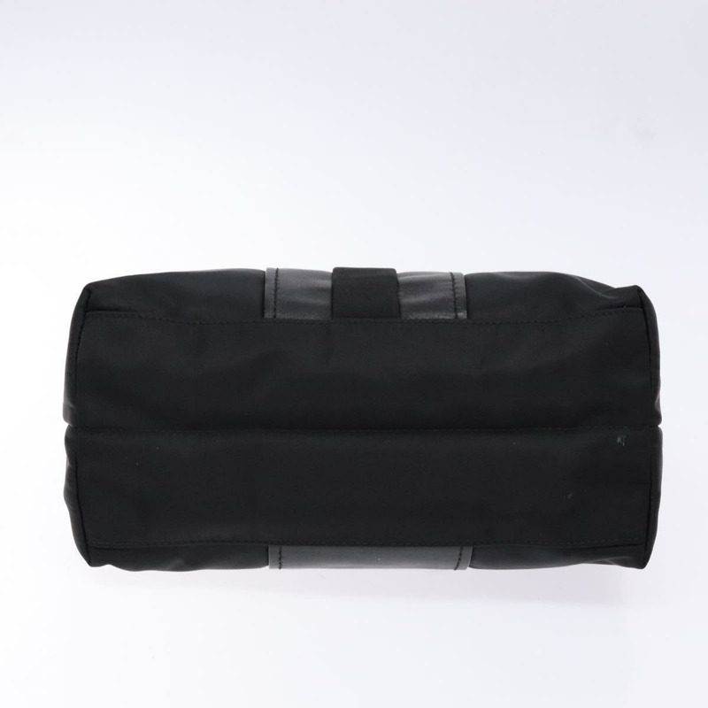 【日本直送】Salvatore Ferragamo Vala 手提包 尼龍 黑金 正品 hk2909-4