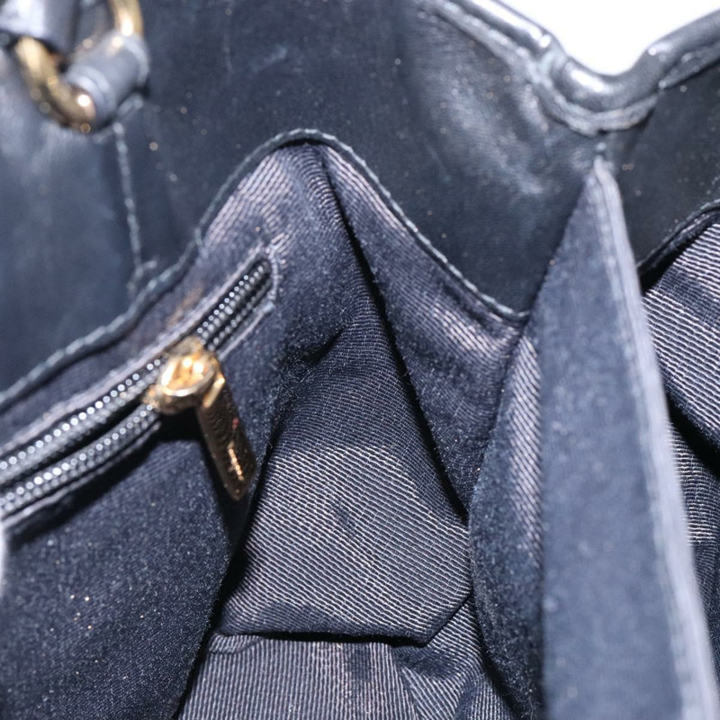 【日本直送】Salvatore Ferragamo Vala 手提包 尼龍 黑金 正品 hk2909-18