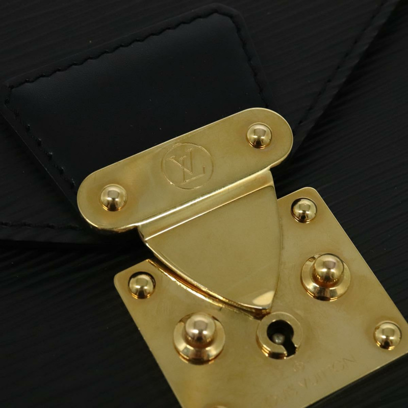 【日本直送】路易威登 Epi Serviette Ambassador 商務包 黑色 M54412 LV 授權 137880-16