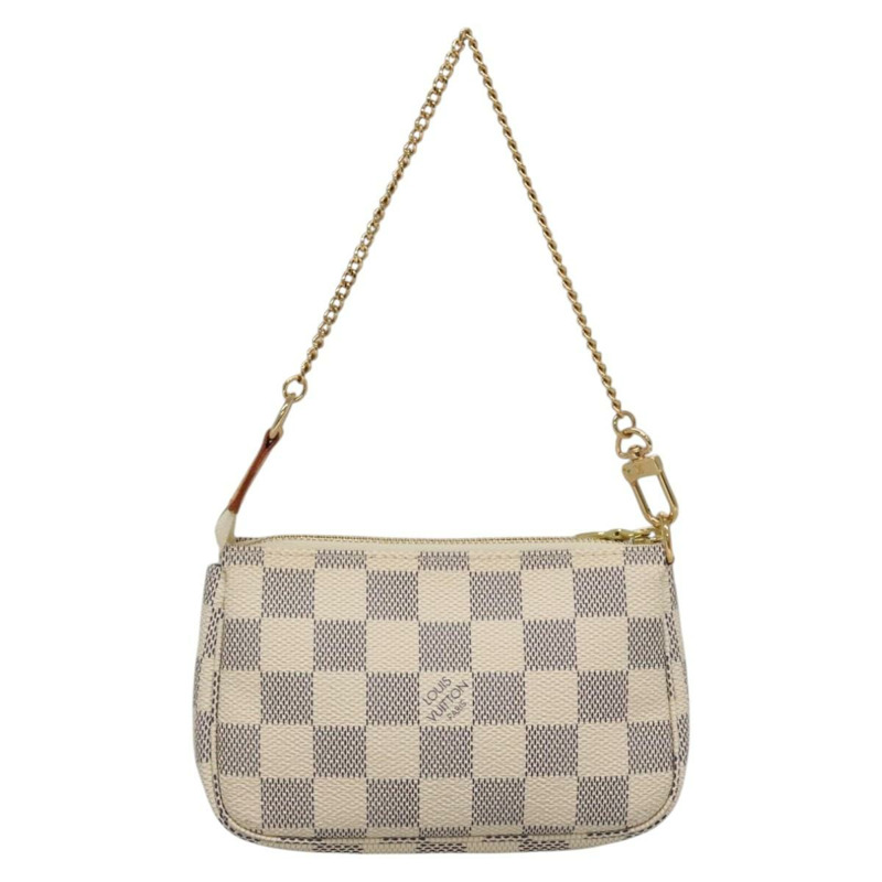 【日本直送】路易威登 Damier Azur 迷你手拿包配件包 N63005 LV 正品 BA4860-1