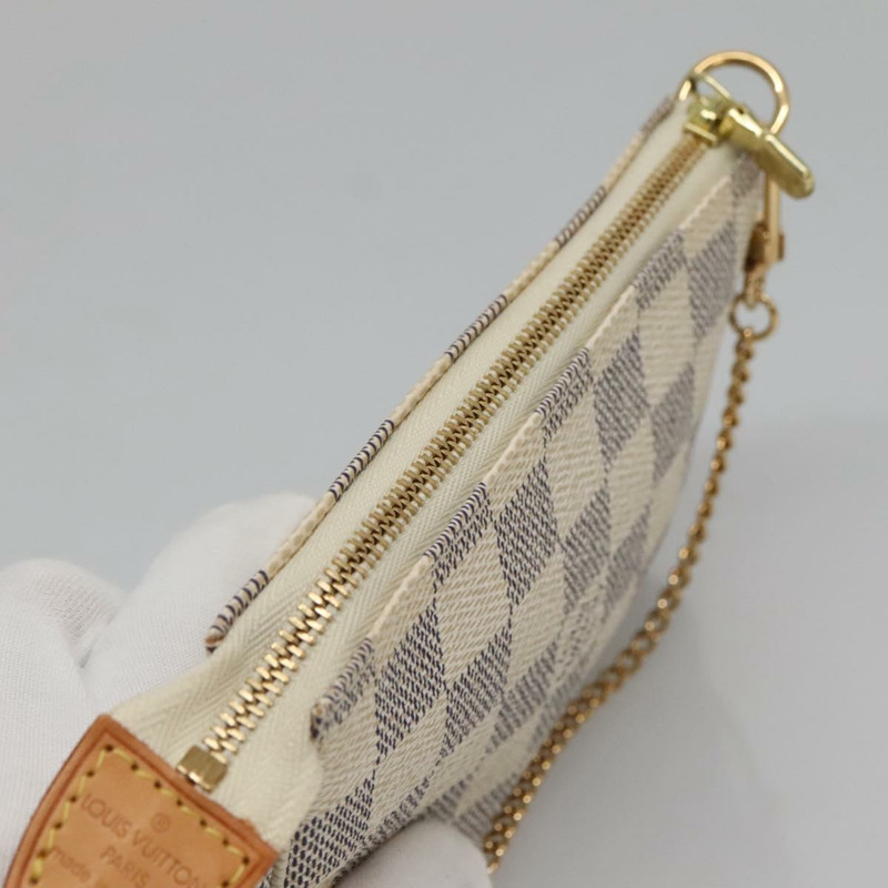 【日本直送】路易威登 Damier Azur 迷你手拿包配件包 N63005 LV 正品 BA4860-5