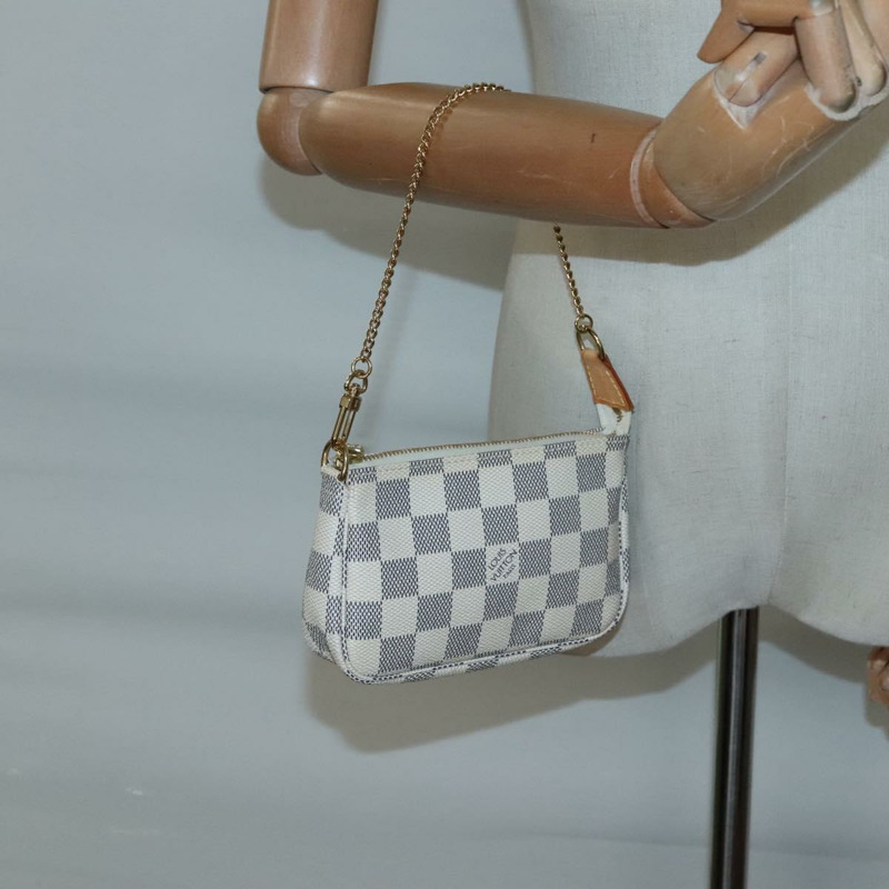 【日本直送】路易威登 Damier Azur 迷你手拿包配件包 N63005 LV 正品 BA4860-20