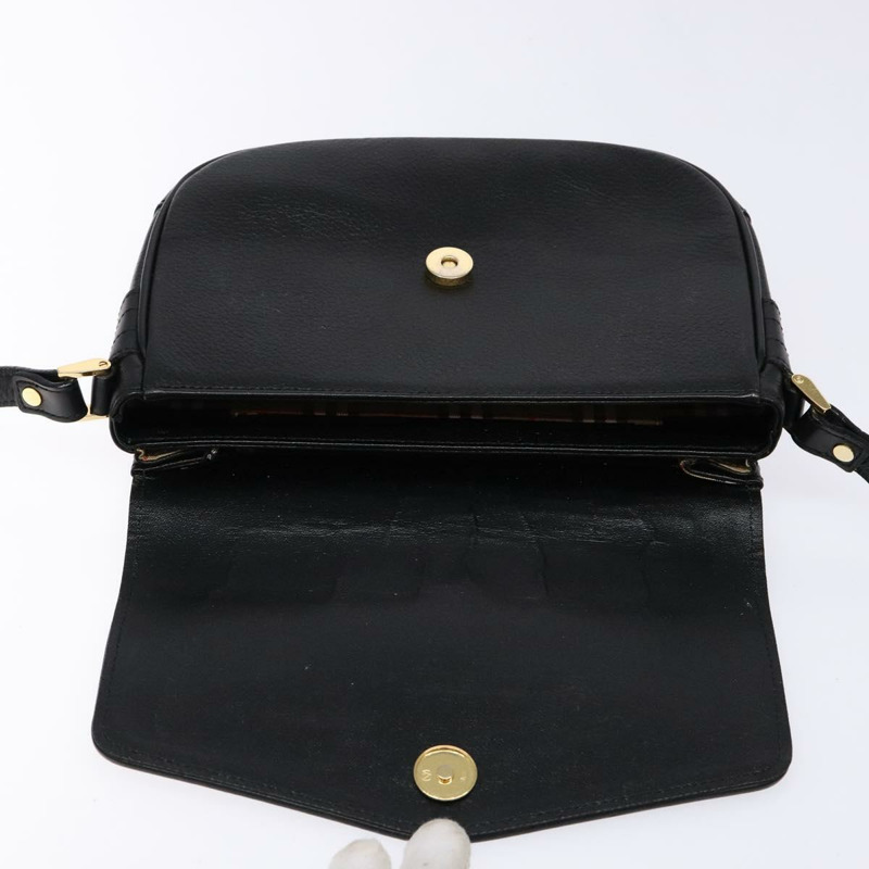 【日本直送】Burberrys 單肩包 皮革 金色 黑色 正品 BA5110-9