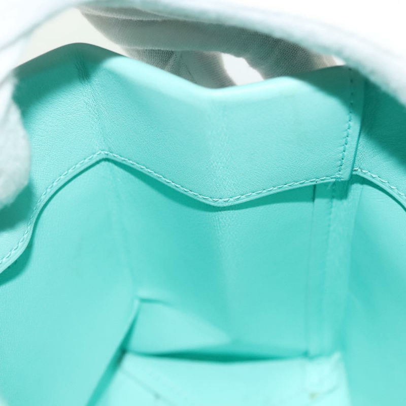 【日本直送】蒂芬妮 (TIFFANY&Co.) 迷你手提包皮革兩用包綠色松石銀色正品 139063-21