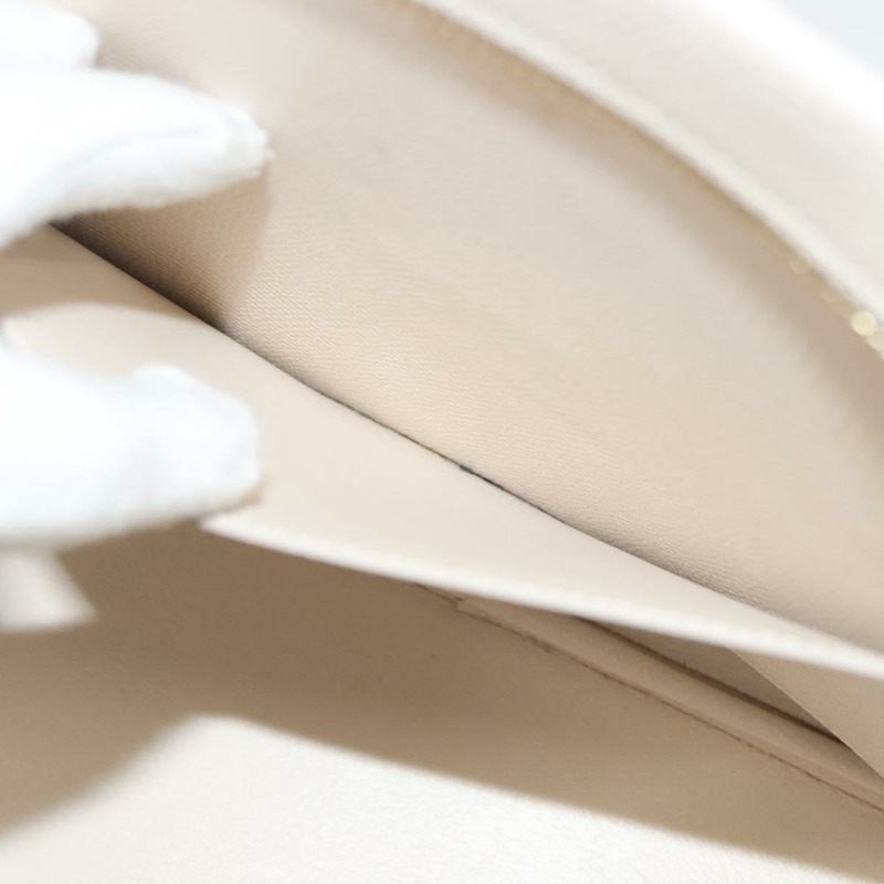 【日本直送】Salvatore Ferragamo Vala 托特包 皮革 淺米色 金色 正品 139066-20