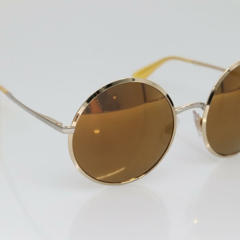 【日本直送】DOLCE&GABBANA 太陽眼鏡 塑膠 金色 正品 BA5047-5