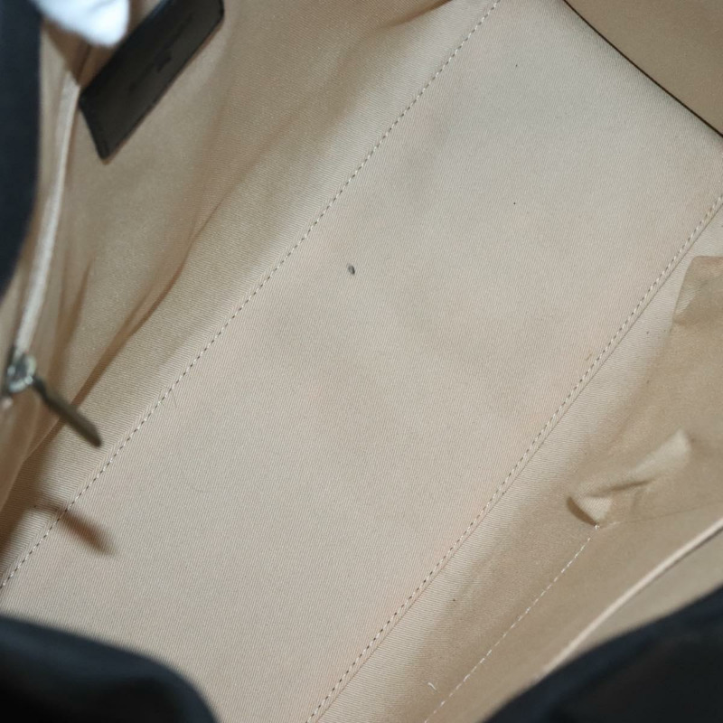 【日本直送】BURBERRY 帆布手提包 黑色 正品 BA5108-10