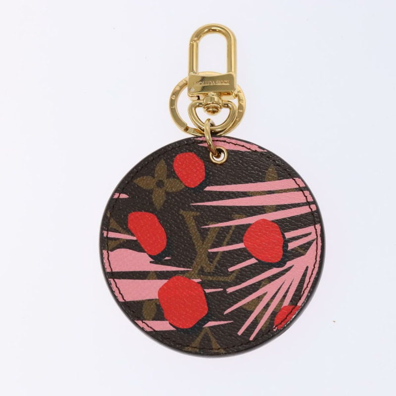 【日本直送】路易威登 Monogram Porte Cles Jungle Dots Charm M42596 LV Auth 139997-1