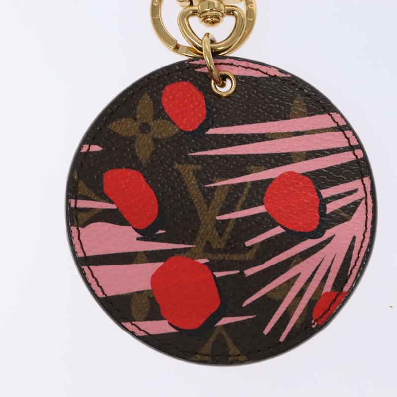 【日本直送】路易威登 Monogram Porte Cles Jungle Dots Charm M42596 LV Auth 139997-3