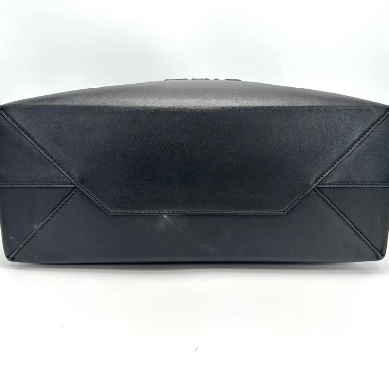 BALENCIAGA 黑金字母Logo圖案Totebag35*27*14 98新-3