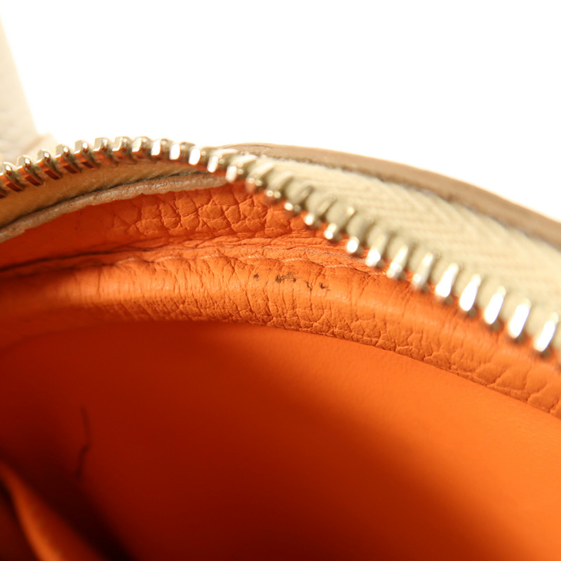 HERMES Clemence皮革Lindy 30銀扣手挽肩背兩用袋Gris Perle-13