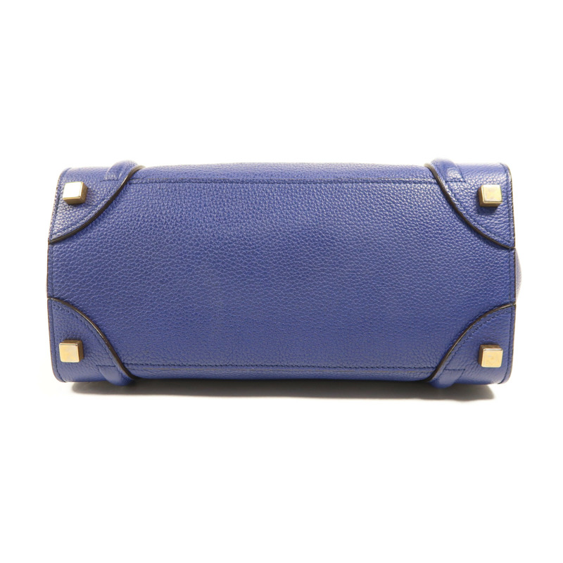 CELINE 牛皮皮革Micro Luggage金扣手挽袋-3