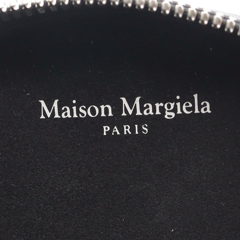 Maison Margiela 4 針肩斜背包 SA2VL0016 皮革黑色二手-3