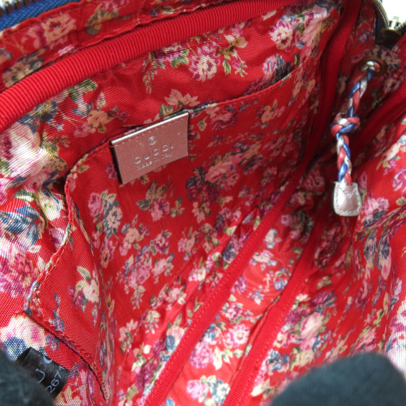 紅色/藍色 牛皮 珠光 Quited Crossbodya 肩背包 541061/493075 541061/493075-4