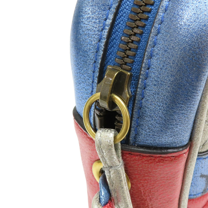 紅色/藍色 牛皮 珠光 Quited Crossbodya 肩背包 541061/493075 541061/493075-16