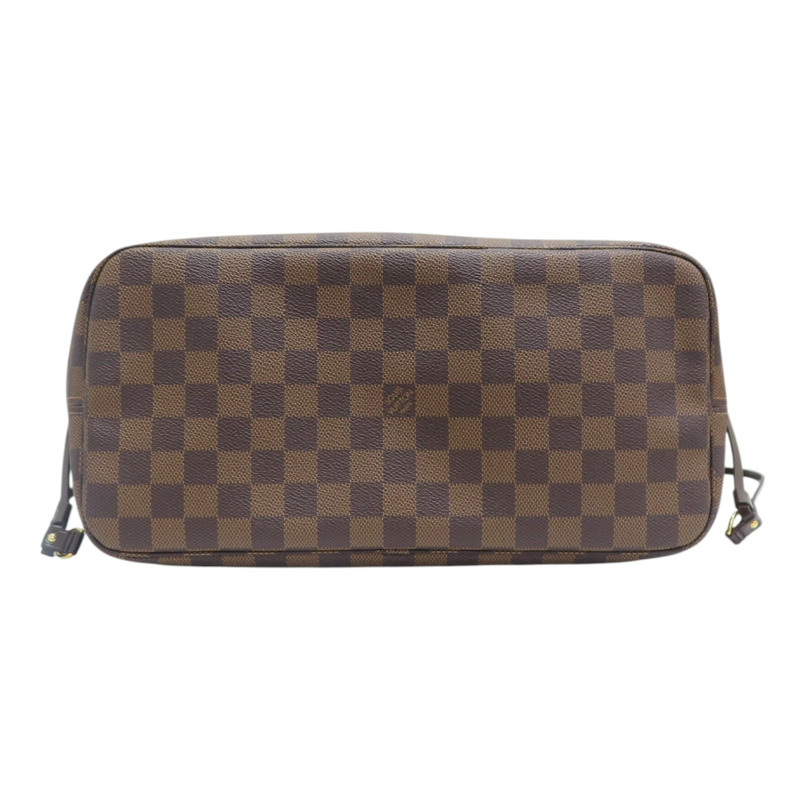 棕色 棋盤格帆布 Neverfull MM 托特包 肩背包 N51105-3