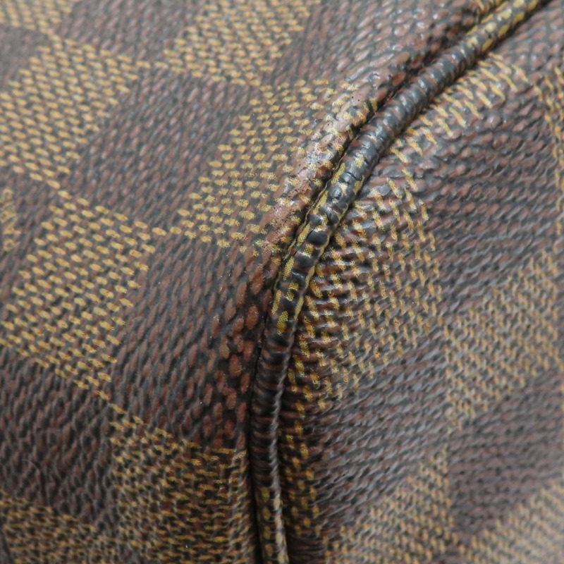 棕色 棋盤格帆布 Neverfull MM 托特包 肩背包 N51105-12