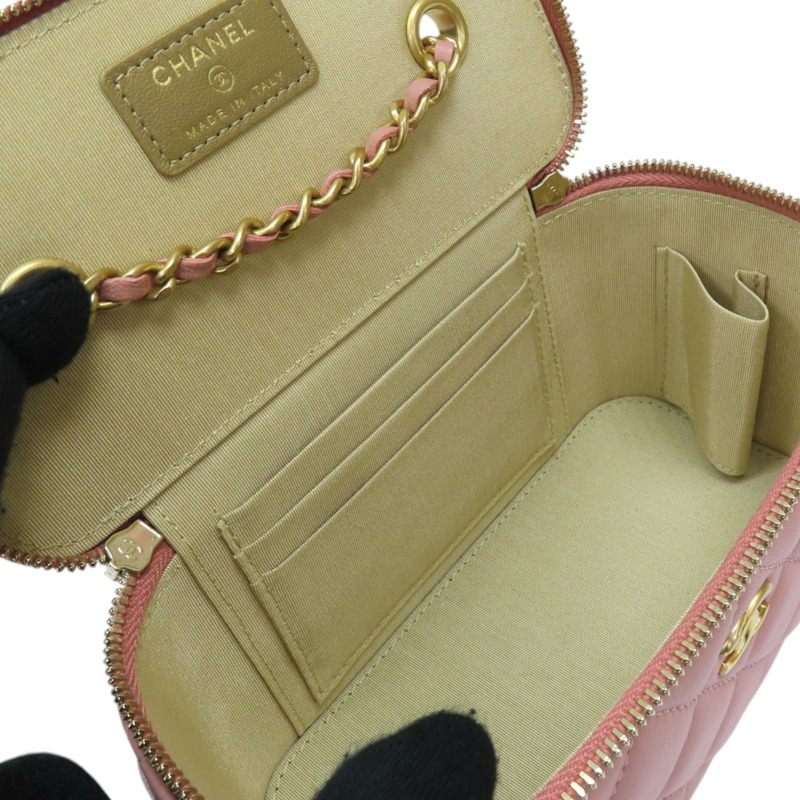 粉色 皮革 金球 化妝包 肩背包 AP2303-4