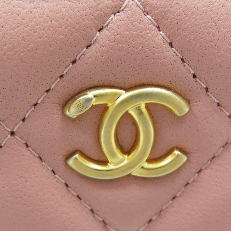 粉色 皮革 金球 化妝包 肩背包 AP2303-5