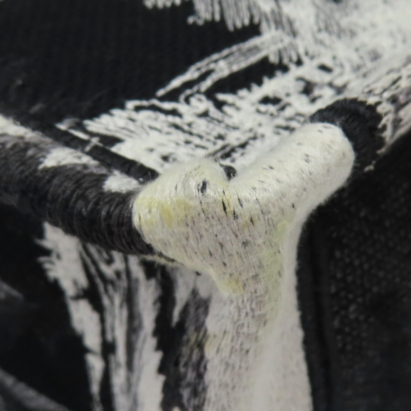 黑白 巴黎鐵塔 線繡 Book Tote 托特包 手提包-10