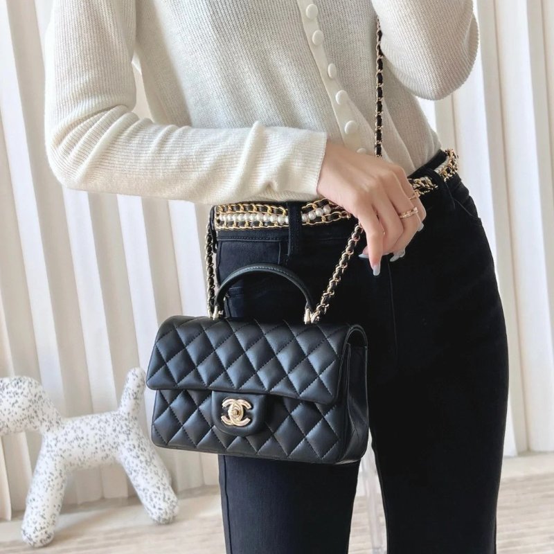 CHANEL Handle mini CF20 - 黑金-1