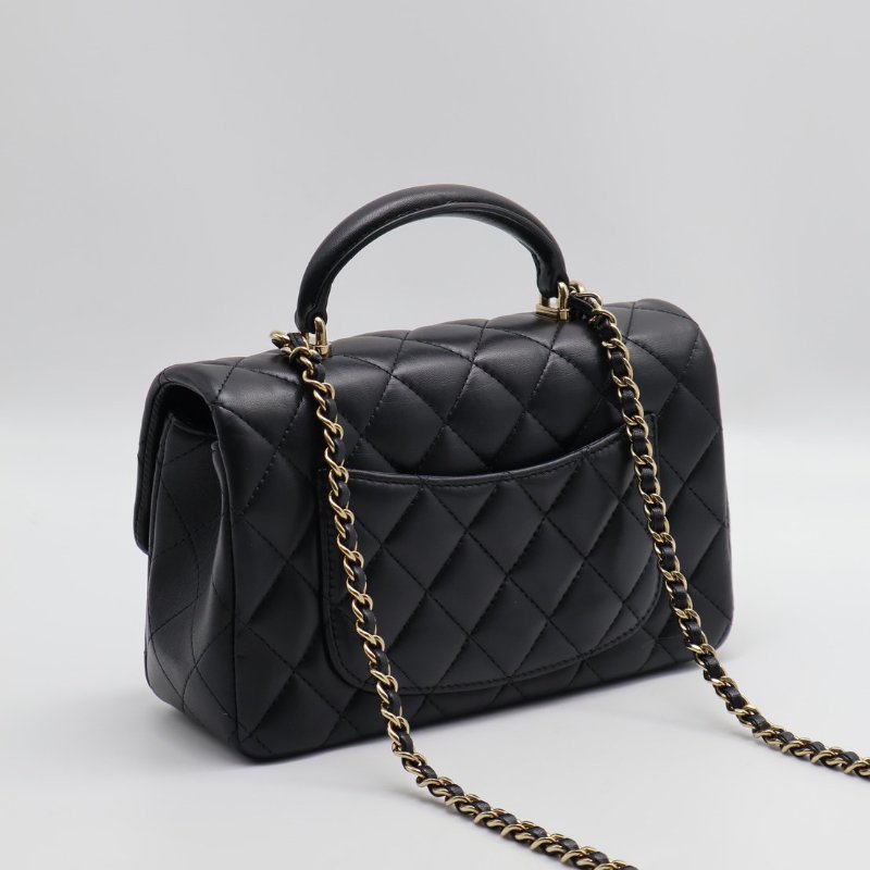CHANEL Handle mini CF20 - 黑金-2