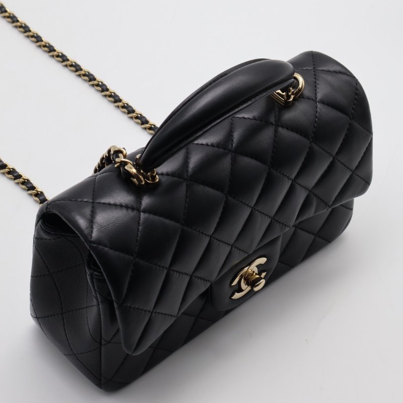 CHANEL Handle mini CF20 - 黑金-4