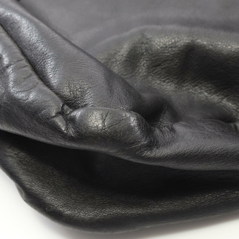 CHROME HEARTS 斜背包 皮革 黑色 二手 男式 中性款-8