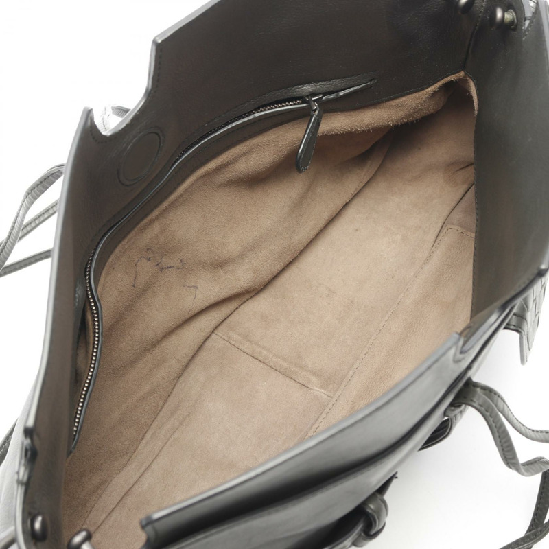 BOTTEGA VENETA Intrecciato 斜背包 皮革 綠色 二手 女士-2