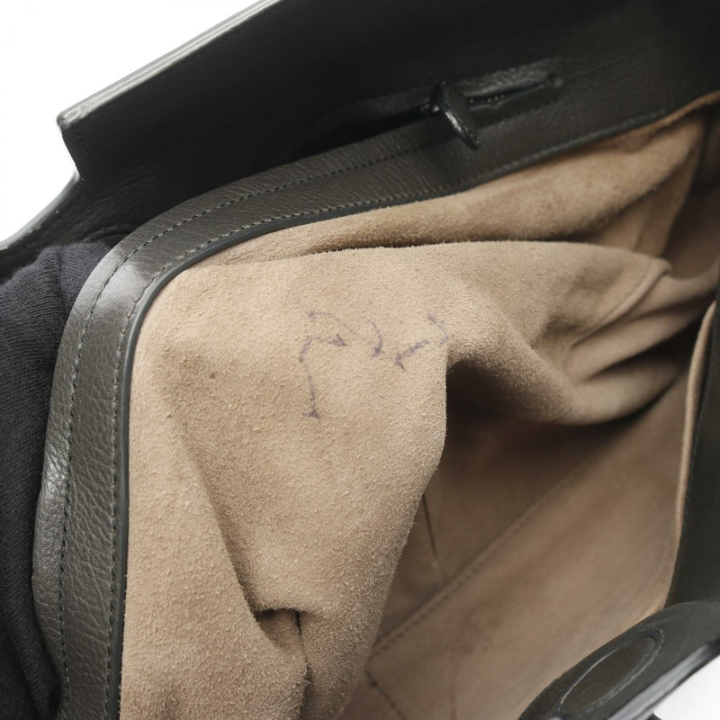 BOTTEGA VENETA Intrecciato 斜背包 皮革 綠色 二手 女士-4