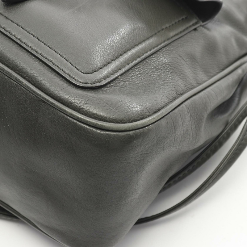 BOTTEGA VENETA Intrecciato 斜背包 皮革 綠色 二手 女士-5