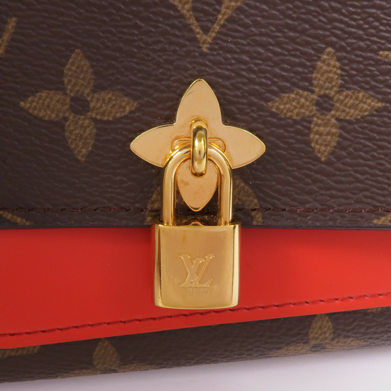 LOUIS VUITTON Monogram Flower金扣錢包-10